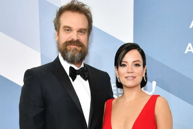 De conocerse en una app de citas a divorcio escandaloso: la inusual historia de amor entre David Harbour y Lily Allen