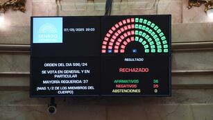 Votación de ficha limpia en el Senado (Comunicación Senado).