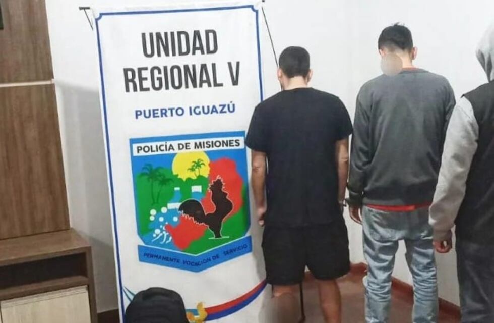 Dos detenidos tras robos a hoteles y comercios en Puerto Iguazú