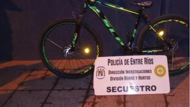 Bicicleta robada Paraná