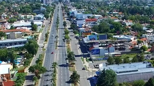 Carlos Paz en cuarentena, vista desde el cielo\u002E