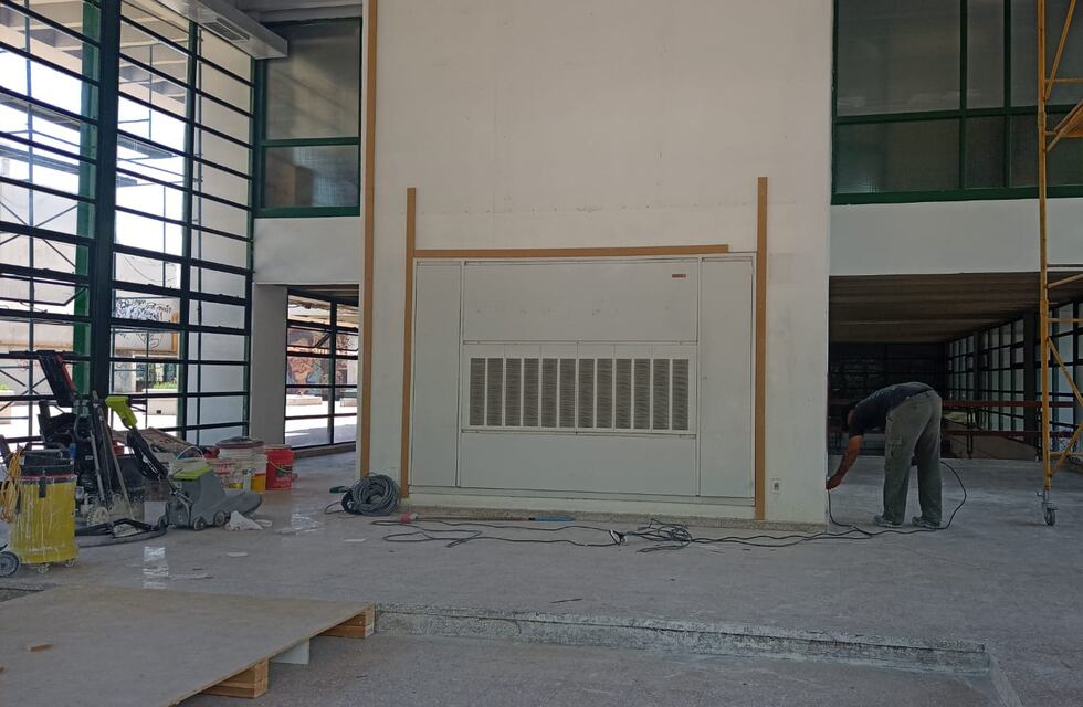 Remodelan el hall de entrada de la Municipalidad de Rafaela