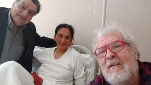 El dirigente kirchnerista y médico personal de Milagro Sala, Jorge Rachid (izquierda), junto a la dirigente jujeña en una foto de archivo.