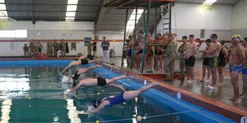 Base Baterías: primera edición del Torneo de natación “Infantería de Marina”