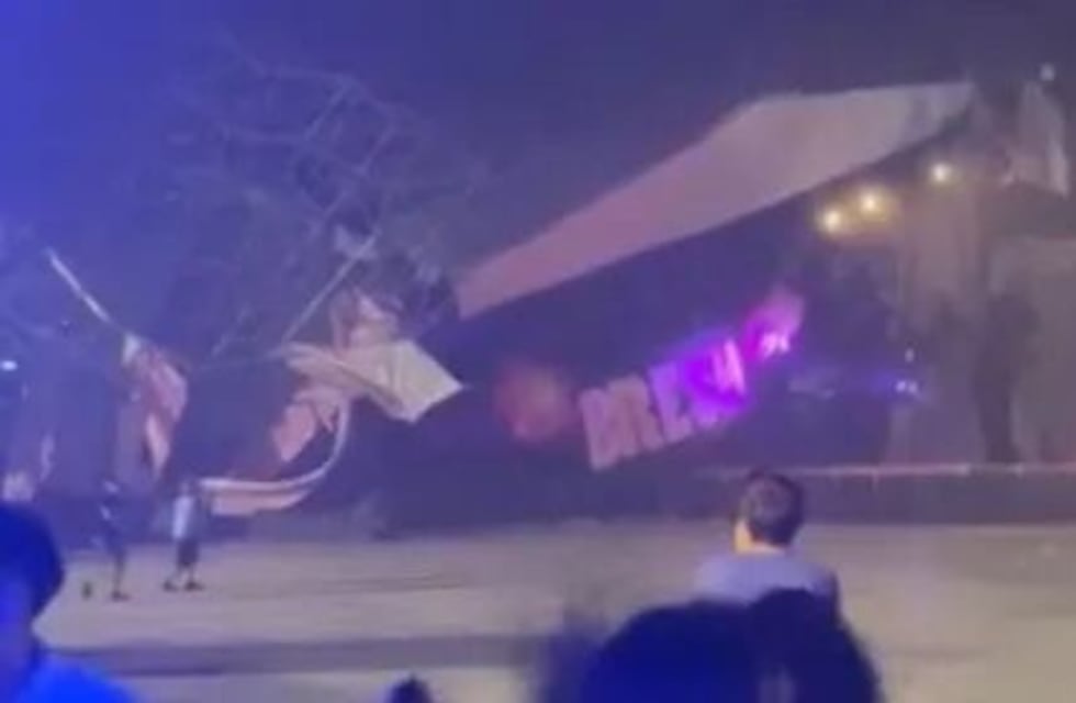 Temporal en CABA: se desplomó el escenario de la reconocida fiesta Bresh y hay heridos