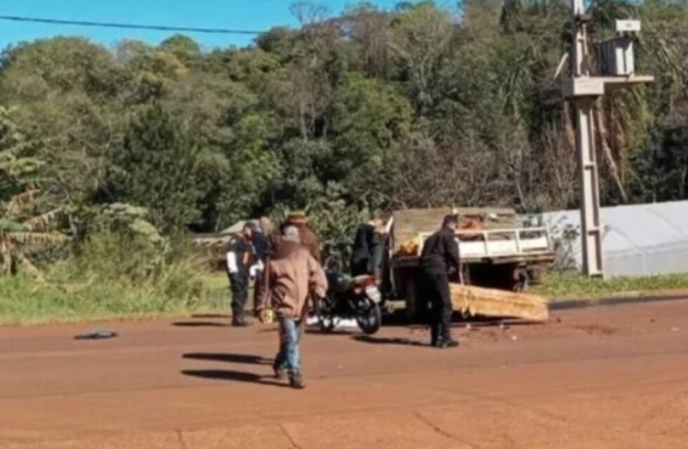 Tragedia en Oberá: un motociclista perdió la vida y el victimario huyó de la escena