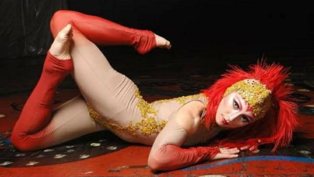 Fabiana Moscoso es acróbata, hija y nieta de artistas de circo.