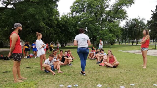 Promotoras de "Creando Conciencia" en las colonias de vacaciones
