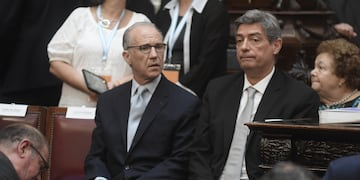Descargos. Rosenkrantz y Rosatti desnudaron la estrategia del Gobierno. (Foto: Federico Lopez Claro)