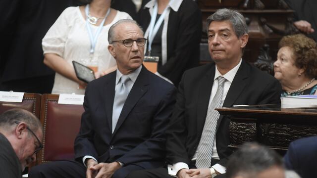 Carlos Rosenkrantz y Horacio Rosatti en la apertura de las Sesiones Legislativas. 
Foto Federico Lopez Claro