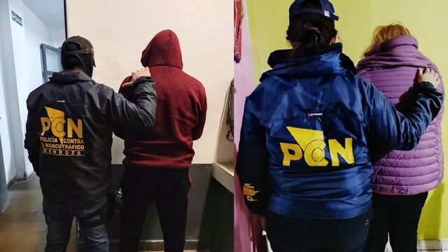 Pareja narco detenida en General Alvear.