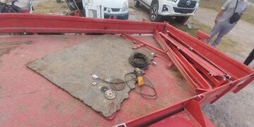 Carro secuestrado por robo en El Fuertecito