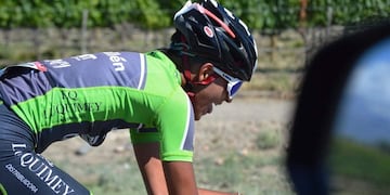 Ignacio Campo, el joven que busca llegar a Bélgica para formar parte de la selección de ciclistas.