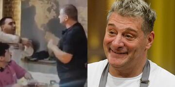Turco García se agarró a trompadas en su programa con un invitado.