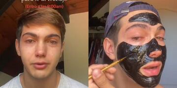 Se mostró triste por tener que ir a su trabajo.