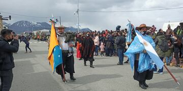Imágenes del desfile del Aniversario Nº 137 de la ciudad de Ushuaia