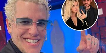 La cruda postura de Alex Caniggia sobre la polémica separación de Wanda Nara y Mauro Icardi: “La hizo perfecto”