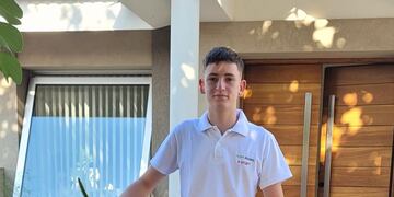 Fausto Arnaudo piloto de karting Arroyito