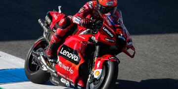 "Pecco" Bagnaia, dominador del Gran Premio de España de MotoGP con Ducati.
