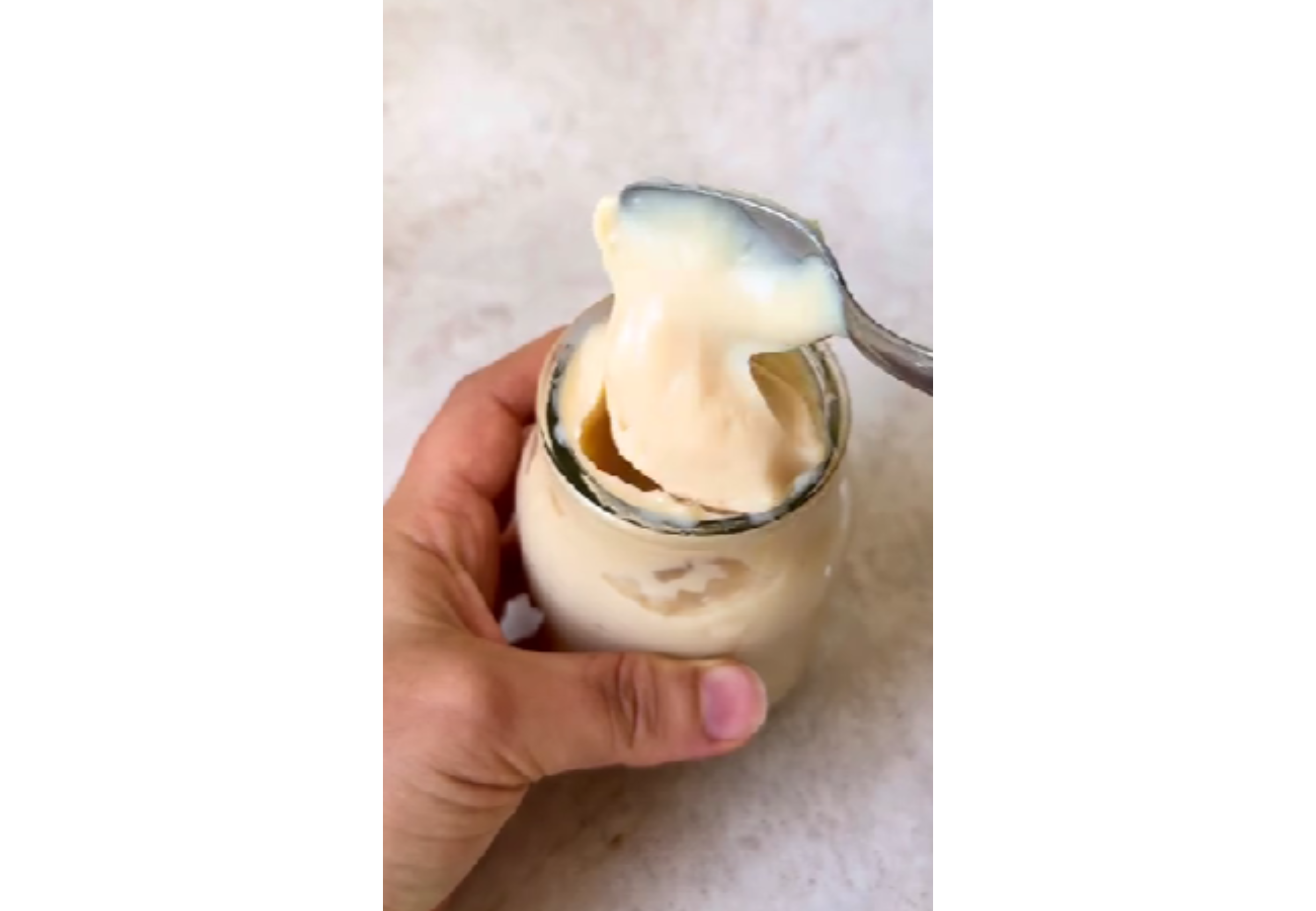 Así de cremoso queda el postre típico de la infancia, pero casero.