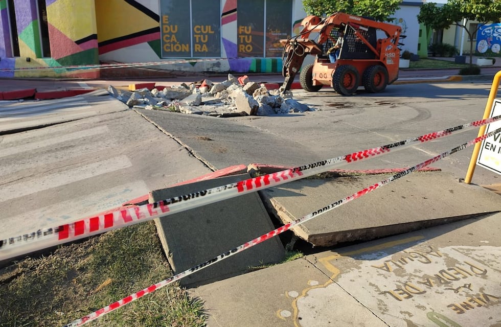 Comenzó la reparación del pavimento que había dilatado por las altas temperaturas