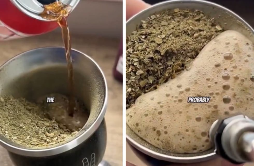 Es estadounidense, mezcló Coca cola con mate y abrió debate en las redes