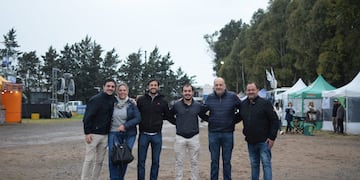 Candidatos de Unión por la Patria en la Exposición Rural