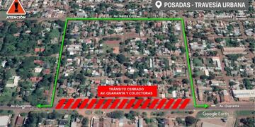 Este jueves y viernes habrá corte total del tránsito sobre avenida Quaranta.