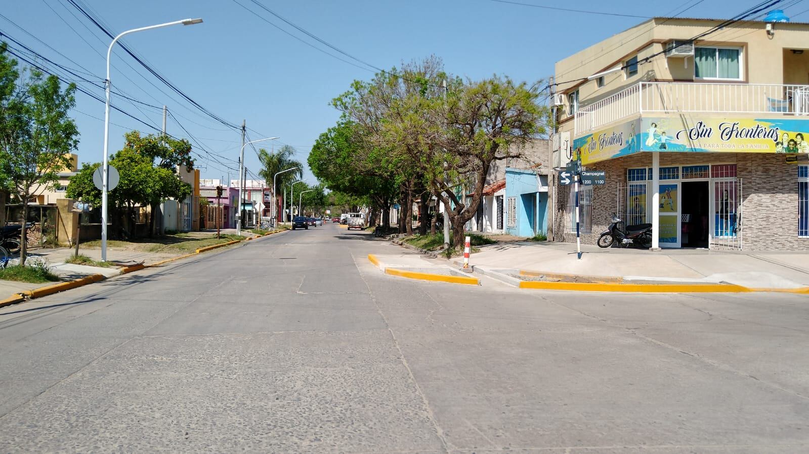 Las polémicas obras en Avenida Italia