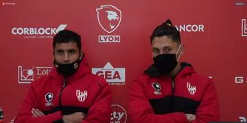 Leo Ferreyra (a la izquierda), el lateral que es uno de los goleadores de Instituto (archivo La Voz).