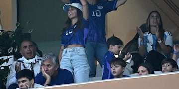 Así vivió la familia de Lionel Messi la consagración de Argentina.