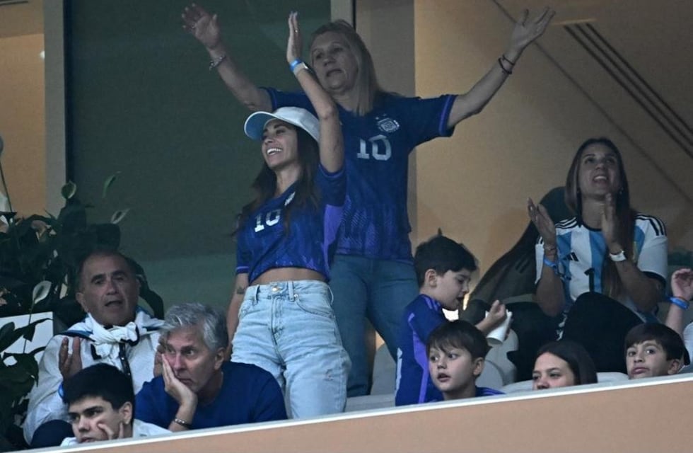 Hasta las lágrimas: así vivió Antonela Roccuzzo el tercer gol Argentina ante Francia