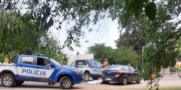 Anisacate. El hecho ocurrió en ruta E-56, a la altura de la escuela primaria de la localidad. (Resumen de la Región)