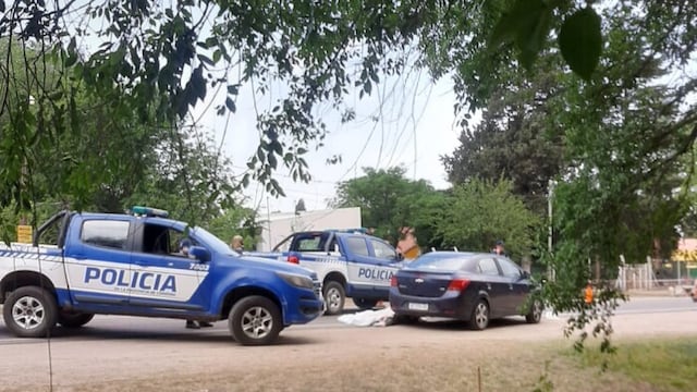 Anisacate. El hecho ocurrió en ruta E-56, a la altura de la escuela primaria de la localidad. (Resumen de la Región)