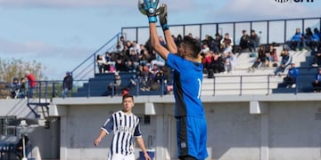 Franco Fragueda, uno de los cinco arqueros de Talleres, jugará a préstamo en Racing (Foto: Prensa Talleres)