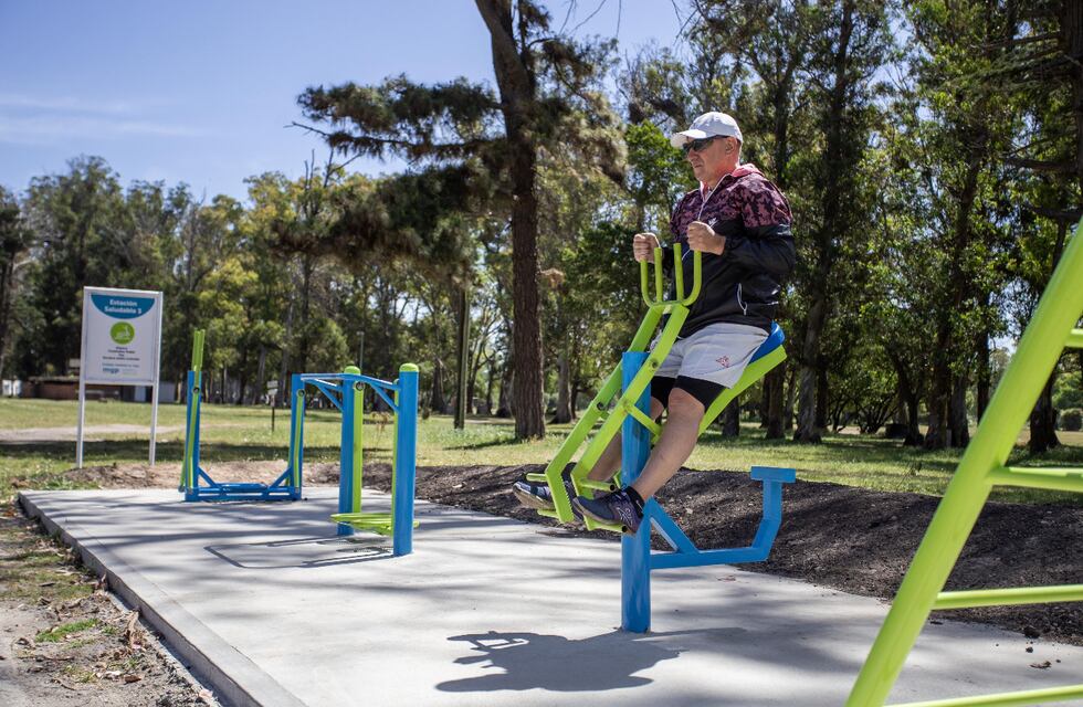 El Parque Camet ya cuenta con cinco estaciones saludables
