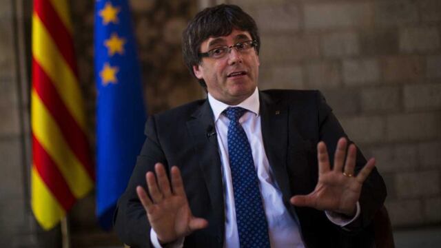 El líder independentista catalán Carles Puigdemont.