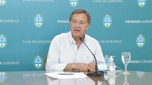 Gobernador de Mendoza, Rodolfo Suárez. (Los Andes)