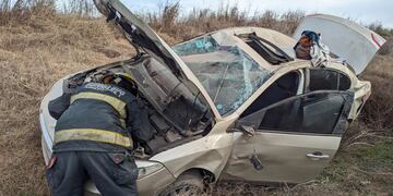 Accidente km 216 en la Autovía 19