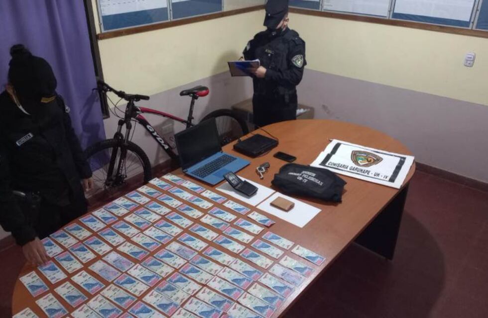 Garuhapé: detuvieron a tres personas y recuperaron elementos robados