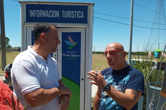 Toty Ciliberto junto a Francisco Fiorotto