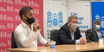 Juan Negri en el Concejo Deliberante (Prensa Juan Negri).