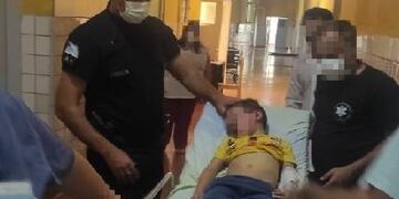Alba Posse: asistieron a un niño que no podía respirar.