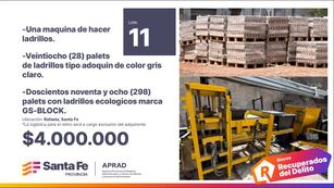 Subastarán los materiales decomisados al Grupo Spaggiari