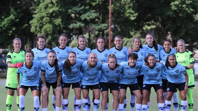 Belgrano en su visita a Almirante Brown (Prensa Belgrano)