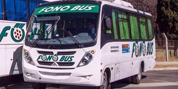 La unidad pertenece a la empresa Fonobus.