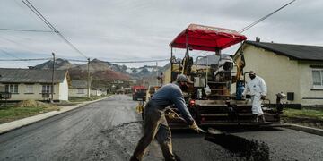 Pavimentación: finaliza la obra de la calle Granannielo en el Barrio Brown