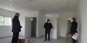 Continúan las obras de ampliación en el Hospital Municipal Eva Perón.