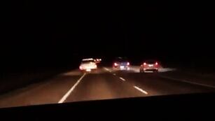 Otro conductor fue filmado en infracción sobrepasando en doble línea amarilla en Villa Maria