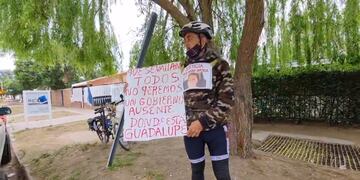 Recibimiento unipersonal al presidente Alberto Fernández en San Luis